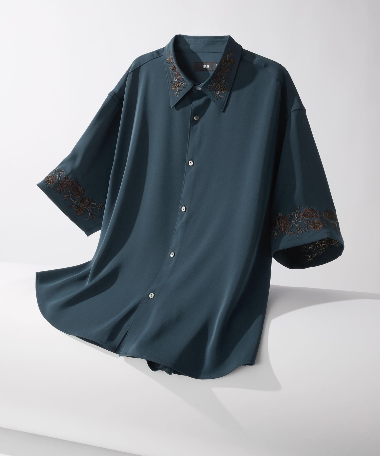 【ハレ/HARE】の【イージーケア UNISEX】TOROMIシシュウシャツSS インテリア・キッズ・メンズ・レディースファッション・服の通販 founy(ファニー) 　ファッション　Fashion　レディースファッション　Ladies' Fashion Online　トップス・カットソー　Tops/Tshirt　シャツ/ブラウス　Shirts/Blouses　ユニセックス　Unisex　セットアップ　Set Up　リラックス　Relax　ルーズ　Loose　エレガント 上品　Elegant　半袖　Short Sleeve　ブルー系その他89|ID: prp329100004543873 ipo3291000000032676725