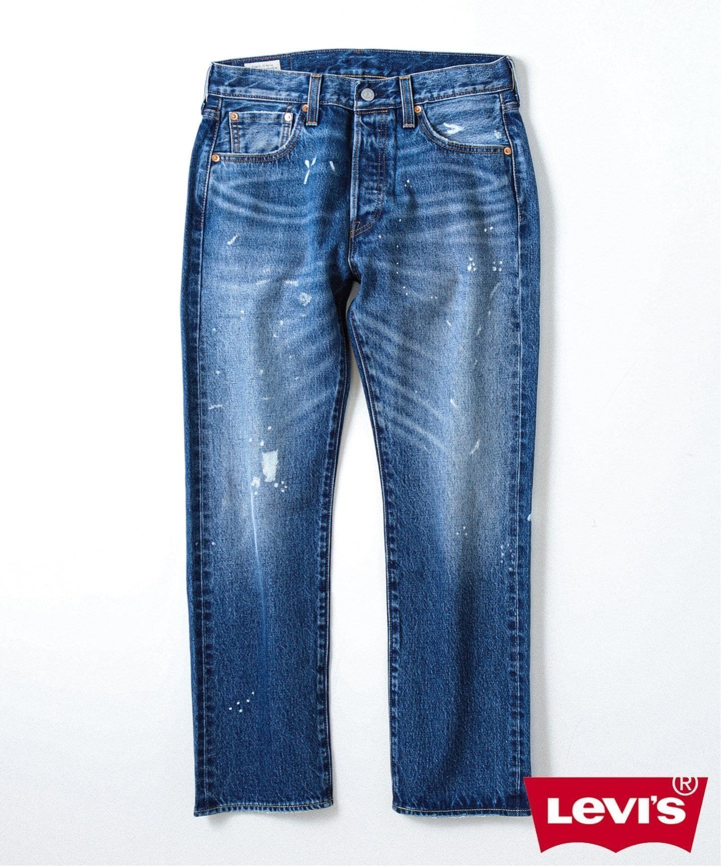【ジャーナルスタンダード レリューム/JOURNAL STANDARD relume / MEN】のLEVI S/リーバイス 別注 501 Selvedge Paint Splatters L28 インテリア・キッズ・メンズ・レディースファッション・服の通販 founy(ファニー) 　ファッション　Fashion　メンズファッション　Fashion for Men　イエロー　Yellow　コイン　Coin, Coin Design　ジーンズ　Jeans, Denim Pants　ストレート　Straight, Straight Cut　トレンド　Trend, Trending Now　ポケット　Pocket, Pocket Detail　別注　Limited Edition, Custom Order　リアル　Real, Realistic　ルーズ　Loose, Oversized　再入荷　Restock / Back in Stock　ネイビー B|ID: prp329100004543897 ipo3291000000032712057