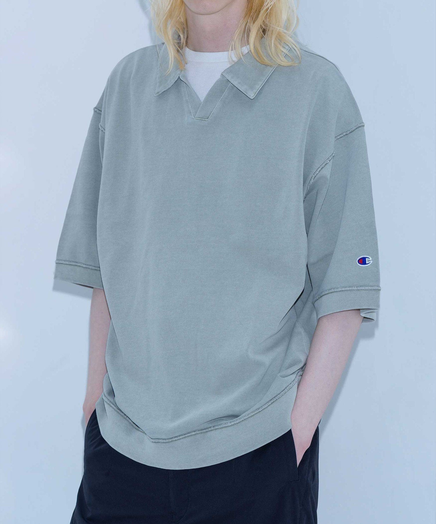 【ビューティ&ユース ユナイテッドアローズ/BEAUTY&YOUTH / UNITED ARROWS / MEN】のChampion * monkey time ピグメント スキッパー ポロシャツ 人気、トレンドファッション・服の通販 founy(ファニー) 　ファッション　Fashion　メンズファッション　MEN　スキッパー　Skipper　スポーツ　Sports　ニューヨーク　New York　人気　Popularity　ポロシャツ　Polo Shirt　別注　Special Order　 other-1|ID: prp329100004543913 ipo3291000000032161429
