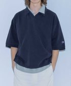 【ビューティ&ユース ユナイテッドアローズ/BEAUTY&YOUTH / UNITED ARROWS / MEN】のChampion * monkey time ピグメント スキッパー ポロシャツ 人気、トレンドファッション・服の通販 founy(ファニー) ファッション Fashion メンズファッション MEN スキッパー Skipper スポーツ Sports ニューヨーク New York 人気 Popularity ポロシャツ Polo Shirt 別注 Special Order thumbnail BLACK|ID: prp329100004543913 ipo3291000000032161435