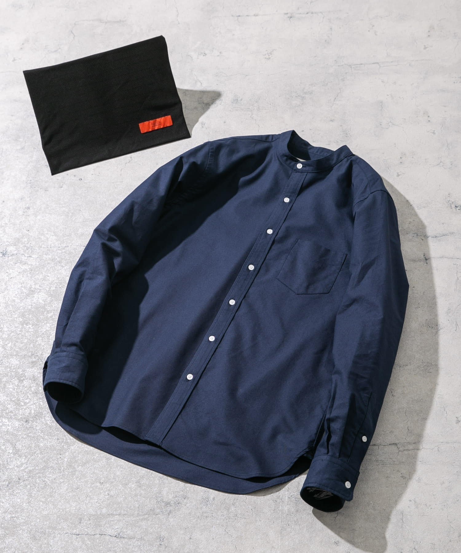 【アーバンリサーチ ロッソ/URBAN RESEARCH ROSSO / MEN】の『WEB限定』『XXLサイズあり』『抗菌/消臭』ハイパフォーマンスオックスバンドカラーシャツ インテリア・キッズ・メンズ・レディースファッション・服の通販 founy(ファニー) 　ファッション　Fashion　メンズファッション　MEN　抗菌　Antibacterial　サングラス　Sunglasses　シンプル　Simple　ストレッチ　Stretch　スニーカー　Sneakers　スラックス　Slacks　デニム　Denim　定番　Standard　バランス　Balance　パフォーマンス　Performance　フィット　Fit　ベーシック　Basic　ポーチ　Pouch　リュック　Ruck Sack　おすすめ　Recommend　旅行　Travel　ビジネス 仕事 通勤　Business　NAVY|ID: prp329100004543927 ipo3291000000032109767