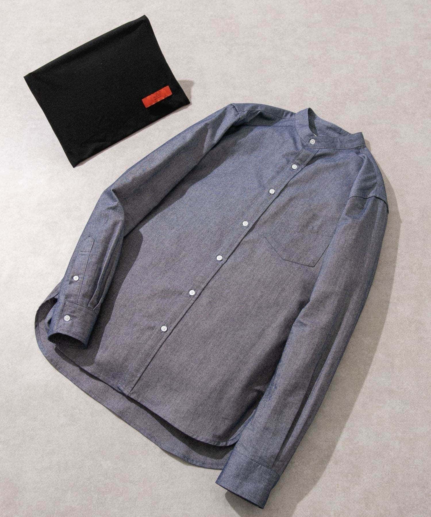 【アーバンリサーチ ロッソ/URBAN RESEARCH ROSSO / MEN】の『WEB限定』『XXLサイズあり』『抗菌/消臭』ハイパフォーマンスオックスバンドカラーシャツ インテリア・キッズ・メンズ・レディースファッション・服の通販 founy(ファニー) 　ファッション　Fashion　メンズファッション　MEN　抗菌　Antibacterial　サングラス　Sunglasses　シンプル　Simple　ストレッチ　Stretch　スニーカー　Sneakers　スラックス　Slacks　デニム　Denim　定番　Standard　バランス　Balance　パフォーマンス　Performance　フィット　Fit　ベーシック　Basic　ポーチ　Pouch　リュック　Ruck Sack　おすすめ　Recommend　旅行　Travel　ビジネス 仕事 通勤　Business　INDIGO|ID: prp329100004543927 ipo3291000000032109770