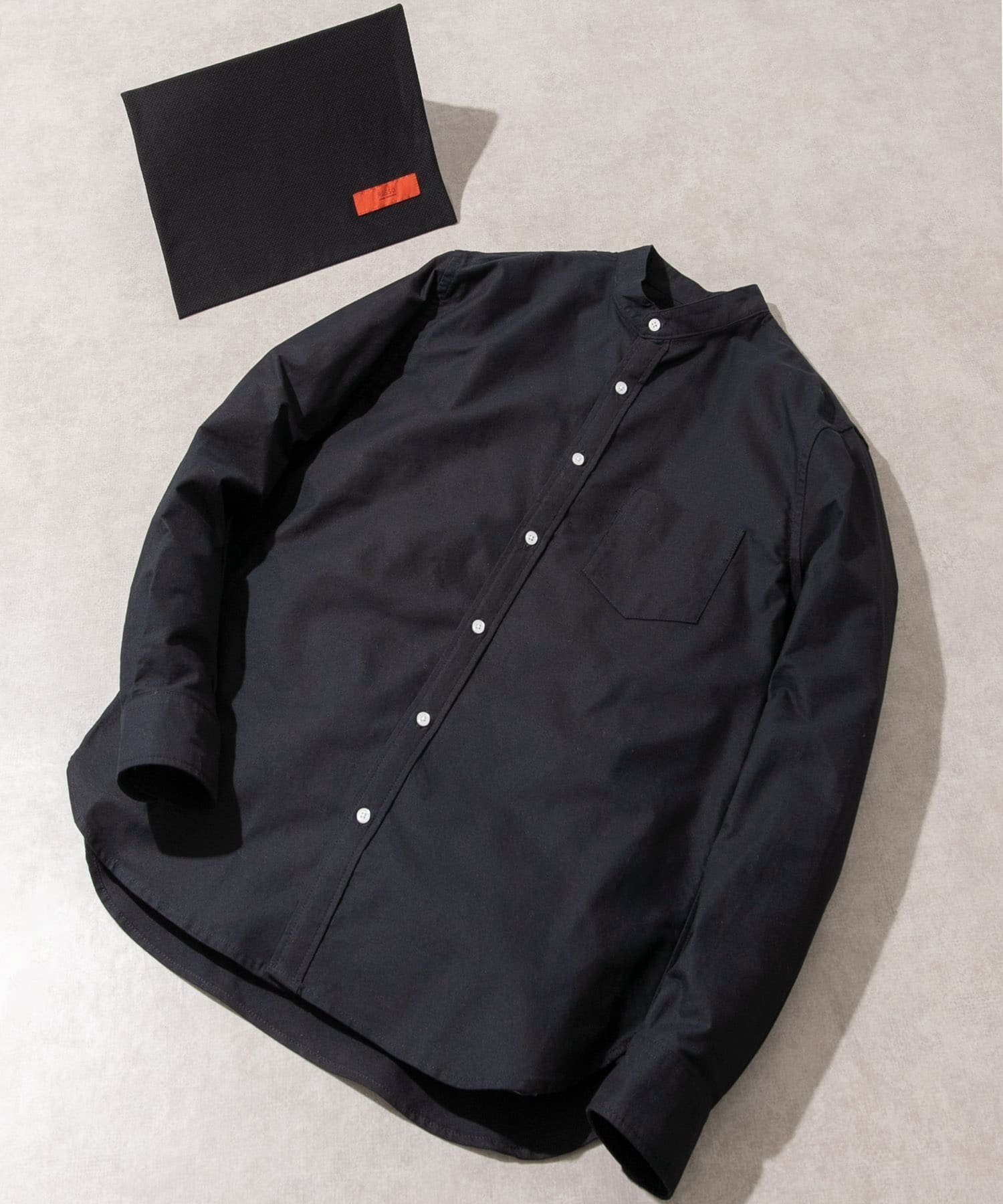 【アーバンリサーチ ロッソ/URBAN RESEARCH ROSSO / MEN】の『WEB限定』『XXLサイズあり』『抗菌/消臭』ハイパフォーマンスオックスバンドカラーシャツ インテリア・キッズ・メンズ・レディースファッション・服の通販 founy(ファニー) 　ファッション　Fashion　メンズファッション　MEN　抗菌　Antibacterial　サングラス　Sunglasses　シンプル　Simple　ストレッチ　Stretch　スニーカー　Sneakers　スラックス　Slacks　デニム　Denim　定番　Standard　バランス　Balance　パフォーマンス　Performance　フィット　Fit　ベーシック　Basic　ポーチ　Pouch　リュック　Ruck Sack　おすすめ　Recommend　旅行　Travel　ビジネス 仕事 通勤　Business　BLACK|ID: prp329100004543927 ipo3291000000032109775