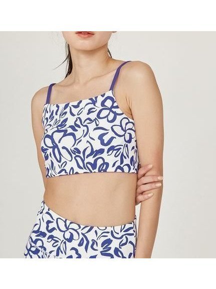 【エミ/emmi】のプルメリアアートブラトップ 人気、トレンドファッション・服の通販 founy(ファニー) 　ファッション　Fashion　レディースファッション　Ladies' Fashion Online　グラフィック　Graphic　シンプル　Simple　フラワー　Flower　モチーフ　Motif　ヨガ　Yoga　 other-1|ID: prp329100004543937 ipo3291000000032670609