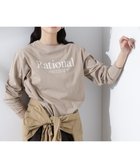 【ナノ ユニバース/nano universe】のプリントロゴロンT 人気、トレンドファッション・服の通販 founy(ファニー) ファッション Fashion レディースファッション Fashion for Women トップス・カットソー Cut & Sew Tops ロングTシャツ・Tシャツ Longline T-Shirts & Tees カーディガン Cardigan, Knitwear コンパクト Compact, Small Size シルケット Silket, Silky Cotton シンプル Simple, Minimal ジャケット Jacket, Outerwear スタイリッシュ Stylish, Fashionable スパンコール Sequins, Sequin Embellishment スリット Slit, Slit Detail プリント Print, Printed Pattern ワイド Wide, Wide Fit おすすめ Recommended / Our Picks 2025年 2025 2025春夏・S/S Spring/Summer 2025 SS25 thumbnail ベージュ|ID: prp329100004543979 ipo3291000000033341166