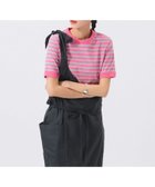 【ビームス ウイメン/BEAMS】のボーダー バインダー ショートスリーブ Tシャツ PINK|ID: prp329100004543996 ipo3291000000032642502