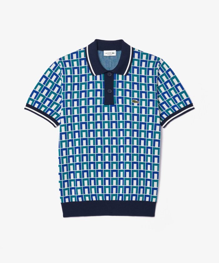 【ラコステ/LACOSTE / MEN】のオーガニックコットン ロバート・ジョージ ジャカードニットポロシャツ インテリア・キッズ・メンズ・レディースファッション・服の通販 founy(ファニー) https://founy.com/ ファッション Fashion メンズファッション MEN カフス Cuffs グラフィック Graphic ジャカード Jacquard ストライプ Stripe ポロシャツ Polo Shirt メンズ Mens 人気 Popularity |ID: prp329100004544000 ipo3291000000032110176