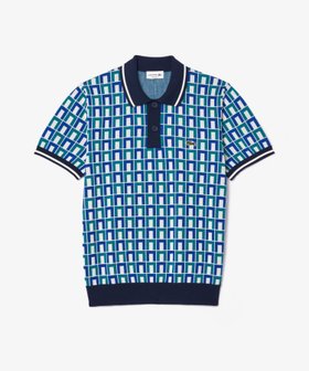 【ラコステ/LACOSTE / MEN】のオーガニックコットン ロバート・ジョージ ジャカードニットポロシャツ 人気、トレンドファッション・服の通販 founy(ファニー) ファッション Fashion メンズファッション MEN カフス Cuffs グラフィック Graphic ジャカード Jacquard ストライプ Stripe ポロシャツ Polo Shirt メンズ Mens 人気 Popularity |ID:prp329100004544000