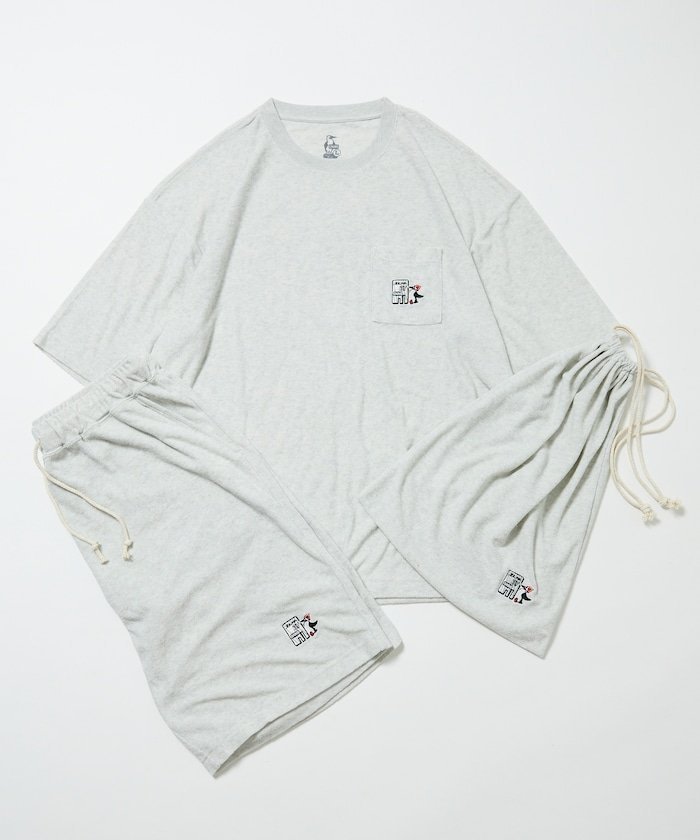【その他のブランド/Other】の別注 オールナイト37 パイルセットアップ/巾着袋付き 25SS インテリア・キッズ・メンズ・レディースファッション・服の通販 founy(ファニー) 　ファッション　Fashion　メンズファッション　MEN　セットアップ　Setup/Men　2025年　2025　2025春夏・S/S　Ss,Spring/Summer,2025　おすすめ　Recommend　スペシャル　Special　セットアップ　Set Up　別注　Special Order　夏　Summer　巾着　Purse　S/S・春夏　Ss・Spring/Summer　グレー|ID: prp329100004544013 ipo3291000000032110238