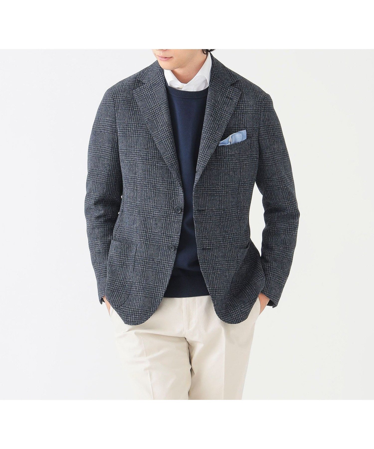 【ビームス ハート/BEAMS HEART / MEN】のサマーツイード グレインプレイド 3ボタン ジャケット 25SS(S~XL) 人気、トレンドファッション・服の通販 founy(ファニー) 　ファッション　Fashion　メンズファッション　MEN　春　Spring　サマー　Summer　ジャケット　Jacket　ストレッチ　Stretch　ツイード　Tweed　パッチ　Patch　ファブリック　Fabric　フィット　Fit　フラップ　Flap　フロント　Front　ポケット　Pocket　メッシュ　Mesh　メランジ　Melange　S/S・春夏　Ss・Spring/Summer　夏　Summer　2025年　2025　2025春夏・S/S　Ss,Spring/Summer,2025　 other-1|ID: prp329100004544063 ipo3291000000032110476