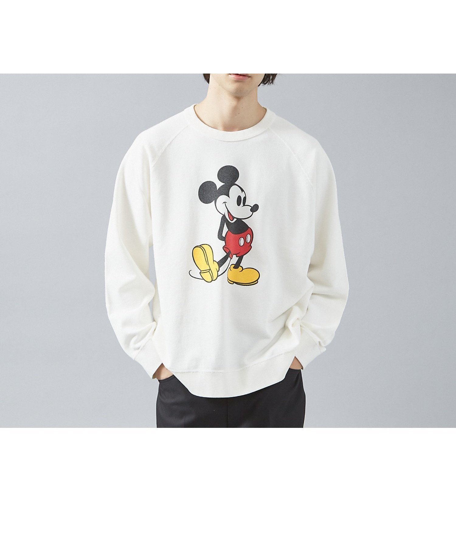 【アバハウス/ABAHOUSE / MEN】の【PENNYS / ペニーズ】PENNEY S * MICKEY MOUSE/ぺ インテリア・キッズ・メンズ・レディースファッション・服の通販 founy(ファニー) 　ファッション　Fashion　メンズファッション　MEN　インナー　Inner　ヴィンテージ　Vintage　キャラクター　Character　シンプル　Simple　スラックス　Slacks　スリーブ　Sleeve　ダメージ　Damage　デニム　Denim　定番　Standard　人気　Popularity　プリント　Print　リアル　Real　ロング　Long　おすすめ　Recommend　ホワイト系その他1|ID: prp329100004544089 ipo3291000000032110620