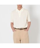 【ユナイテッドアローズ/UNITED ARROWS / MEN】のウール ハイゲージ ニットポロシャツ OFF WHITE|ID: prp329100004544099 ipo3291000000033340355