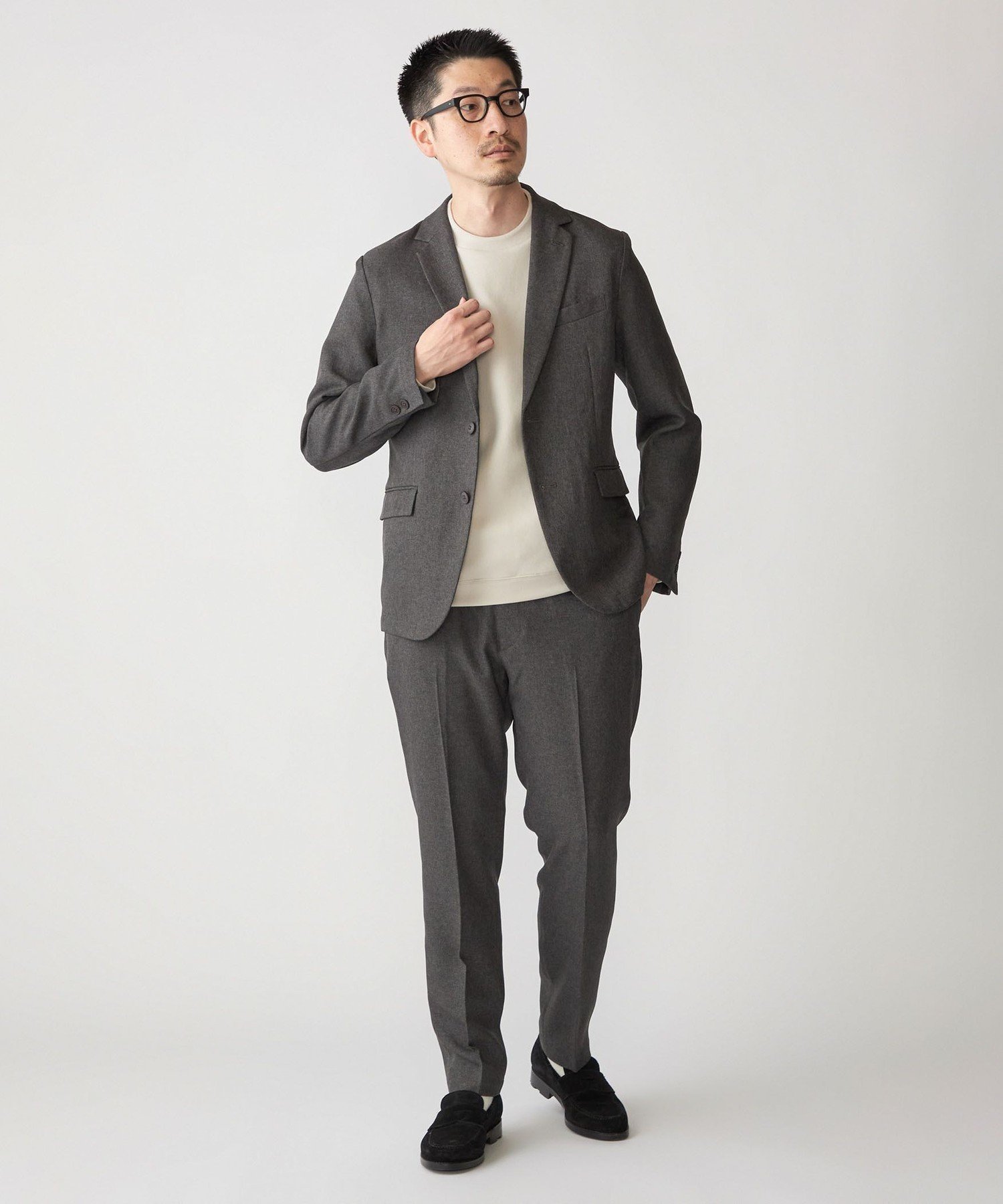 【シップス/SHIPS / MEN】の【WEB限定】SHIPS 手洗い可能 ウールライク テック セットアップ(ジャケット+イージーパンツ) 人気、トレンドファッション・服の通販 founy(ファニー) 　ファッション　Fashion　メンズファッション　MEN　ボトムス　Bottoms/Men　カットソー　Cut And Sew　軽量　Lightweight　シンプル　Simple　ジャケット　Jacket　スーツ　Suit　セットアップ　Set Up　ダウン　Down　ドローストリング　Drawstring　フィット　Fit　プリーツ　Pleats　ベーシック　Basic　無地　Plain Color　おすすめ　Recommend　エレガント 上品　Elegant　ビジネス 仕事 通勤　Business　 other-1|ID: prp329100004544212 ipo3291000000032111155