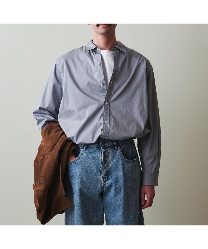 【ビューティ&ユース ユナイテッドアローズ/BEAUTY&YOUTH / UNITED ARROWS / MEN】のSteven Alan 80 コンパクトヤーン ツイル レギュラーカラー シャツ LOOSE インテリア・キッズ・メンズ・レディースファッション・服の通販 founy(ファニー) https://founy.com/ ファッション Fashion メンズファッション MEN コンパクト Compact ツイル Twill ドレス Dress バランス Balance ルーズ Loose レギュラー Regular エレガント 上品 Elegant |ID: prp329100004544213 ipo3291000000032111167