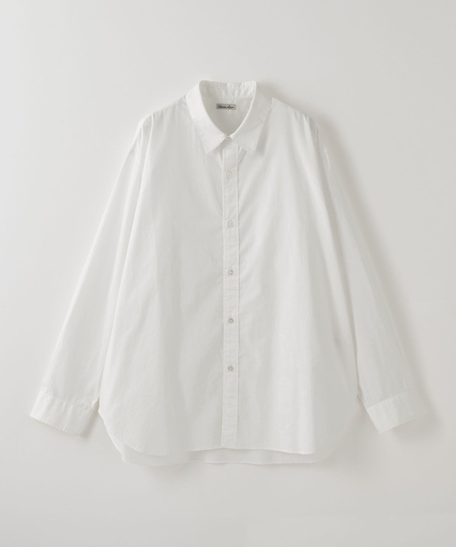 【ビューティ&ユース ユナイテッドアローズ/BEAUTY&YOUTH / UNITED ARROWS / MEN】のSteven Alan 80 コンパクトヤーン ツイル レギュラーカラー シャツ LOOSE インテリア・キッズ・メンズ・レディースファッション・服の通販 founy(ファニー) 　ファッション　Fashion　メンズファッション　MEN　コンパクト　Compact　ツイル　Twill　ドレス　Dress　バランス　Balance　ルーズ　Loose　レギュラー　Regular　エレガント 上品　Elegant　WHITE|ID: prp329100004544213 ipo3291000000032111169