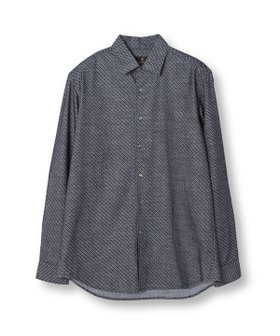 【メンズビギトーキョー/Men's Bigi / MEN】のフロッキープリントシャンブレーシャツ 人気、トレンドファッション・服の通販 founy(ファニー) ファッション Fashion メンズファッション MEN シャンブレー Chambray シンプル Simple ドレス Dress フィット Fit ベルベット Velvet エレガント 上品 Elegant |ID:prp329100004544238