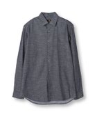 【メンズビギトーキョー/Men's Bigi / MEN】のフロッキープリントシャンブレーシャツ ネイビー|ID: prp329100004544238 ipo3291000000032111310
