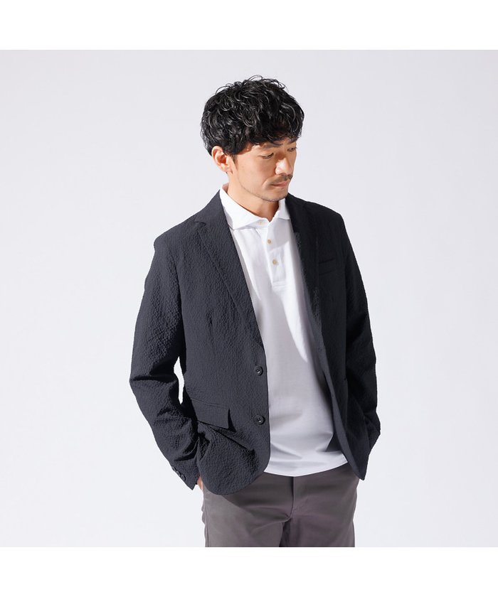 【アバハウス/ABAHOUSE / MEN】の【QuickDry / セットアップ対応】オニサッカー ジャケット / サマージ インテリア・キッズ・メンズ・レディースファッション・服の通販 founy(ファニー) https://founy.com/ ファッション Fashion メンズファッション MEN セットアップ Setup/Men おすすめ Recommend サッカー Soccer シンプル Simple ジャケット Jacket スラックス Slacks セットアップ Set Up ワーク Work 軽量 Lightweight |ID: prp329100004544255 ipo3291000000032111388