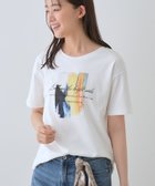 【インディヴィ/INDIVI】の【接触冷感/UVケア/選べるデザイン】フォト ロゴ プリントTシャツ 人気、トレンドファッション・服の通販 founy(ファニー) ファッション Fashion レディースファッション Fashion for Women トップス・カットソー Cut & Sew Tops シャツ・ブラウス・オフィスカジュアル Elegant Blouses & Button-Ups ロングTシャツ・Tシャツ Longline T-Shirts & Tees グラフィック Graphic, Graphic Design コンパクト Compact, Small Size ジャケット Jacket, Outerwear ストライプ Stripe, Striped Pattern プリント Print, Printed Pattern ベーシック Basic, Essential thumbnail ホワイト|ID: prp329100004544263 ipo3291000000033237410