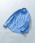 【アーバンリサーチ ロッソ/URBAN RESEARCH ROSSO / MEN】の『WEB限定』『XLサイズあり』リラックスコットンリネンレギュラーカラー長袖シャツ BLUE|ID: prp329100004544284 ipo3291000000032111574