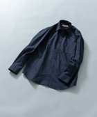 【アーバンリサーチ ロッソ/URBAN RESEARCH ROSSO / MEN】の『WEB限定』『XLサイズあり』リラックスコットンリネンレギュラーカラー長袖シャツ NAVY|ID: prp329100004544284 ipo3291000000032111576