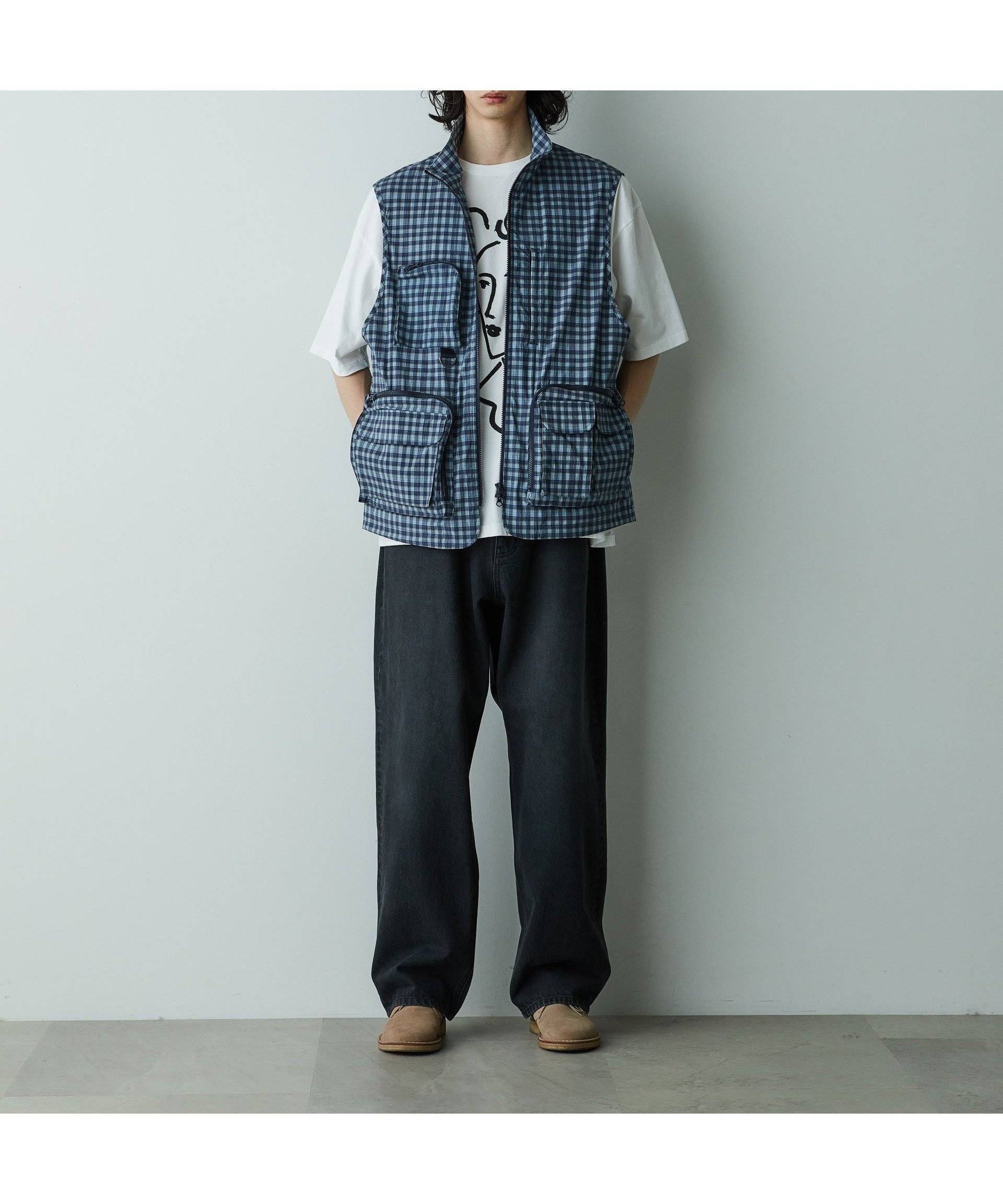【ナノ ユニバース/nano universe / MEN】の「HOTEL PALACE」オテルパラス 13ozバイオブリーチルーズシルエットデニムパンツ インテリア・キッズ・メンズ・レディースファッション・服の通販 founy(ファニー) 　ファッション　Fashion　メンズファッション　MEN　ボトムス　Bottoms/Men　デニムパンツ　Denim Pants　2025年　2025　2025春夏・S/S　Ss,Spring/Summer,2025　小旅行　Trip　おすすめ　Recommend　デニム　Denim　パッチ　Patch　ビッグ　Big　フランス　France　ブルゾン　Blouson　ルーズ　Loose　ブラック|ID: prp329100004544337 ipo3291000000032111865