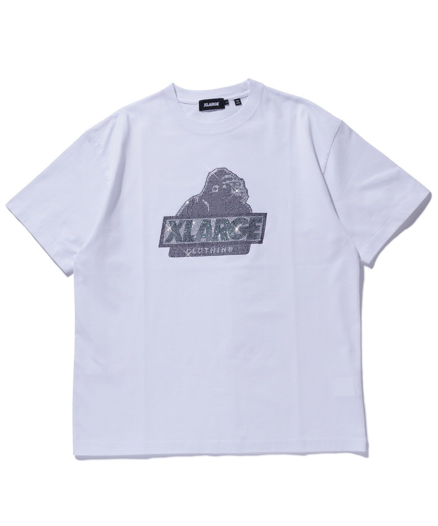 【エクストララージ/XLARGE】のXLARGE/RHINE STONE SLANTED OG S/S TEE インテリア・キッズ・メンズ・レディースファッション・服の通販 founy(ファニー) 　ファッション　Fashion　レディースファッション　WOMEN　グラフィック　Graphic　コレクション　Collection　ストーン　Stone　フロント　Front　ベーシック　Basic　半袖　Short Sleeve　夏　Summer　S/S・春夏　Ss・Spring/Summer　WHITE|ID: prp329100004544353 ipo3291000000032111950
