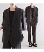 【ティーケー/tk TAKEO KIKUCHI / MEN】の【セットアップ 2点セット】ダブルテーラード半袖ジャケット+スラックス 人気、トレンドファッション・服の通販 founy(ファニー) ファッション Fashion メンズファッション MEN セットアップ Setup/Men ジャケット Jacket スラックス Slacks セットアップ Set Up ダブル Double トレンド Trend バランス Balance ポケット Pocket 半袖 Short Sleeve thumbnail スミクロ|ID: prp329100004544379 ipo3291000000032112068