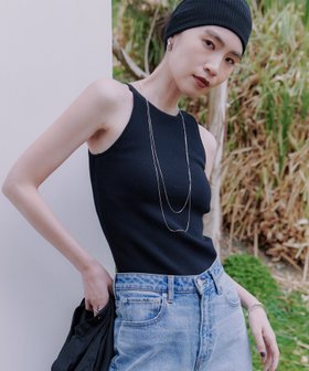 【アニュアンス/anuans】のカップインコンパクトニットトップス 人気、トレンドファッション・服の通販 founy(ファニー) ファッション Fashion レディースファッション Fashion for Women トップス・カットソー Cut & Sew Tops ニット Knit Tops & Sweaters インナー Innerwear タンク Tank Top, Sleeveless Top フィット Fit, Slim Fit ヘムライン Hemline, Bottom Cut ロング Long, Long-Length |ID:prp329100004544416