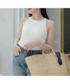 【アニュアンス/anuans】のカップインコンパクトニットトップス 人気、トレンドファッション・服の通販 founy(ファニー) ファッション Fashion レディースファッション Fashion for Women トップス・カットソー Cut & Sew Tops ニット Knit Tops & Sweaters インナー Innerwear タンク Tank Top, Sleeveless Top フィット Fit, Slim Fit ヘムライン Hemline, Bottom Cut ロング Long, Long-Length thumbnail WHITE|ID: prp329100004544416 ipo3291000000032714713