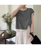 【ミニミニストア/miniministore】のフレンチスリーブサマーニット レディース 人気、トレンドファッション・服の通販 founy(ファニー) ファッション Fashion レディースファッション Fashion for Women トップス・カットソー Cut & Sew Tops ニット Knit Tops & Sweaters 春 Spring シンプル Simple, Minimal ストライプ Stripe, Striped Pattern スリーブ Sleeve, Long Sleeve / Short Sleeve ニットソー Knit-Sewn, Cut & Sew Knit フレンチ French, French Style 半袖 Short Sleeve, Half Sleeve S/S・春夏 SS, Spring/Summer, Warm Season 夏 Summer エレガント 上品 Elegant thumbnail ブラック|ID: prp329100004544437 ipo3291000000032715027