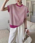 【ミニミニストア/miniministore】のフレンチスリーブサマーニット レディース 人気、トレンドファッション・服の通販 founy(ファニー) ファッション Fashion レディースファッション Fashion for Women トップス・カットソー Cut & Sew Tops ニット Knit Tops & Sweaters 春 Spring シンプル Simple, Minimal ストライプ Stripe, Striped Pattern スリーブ Sleeve, Long Sleeve / Short Sleeve ニットソー Knit-Sewn, Cut & Sew Knit フレンチ French, French Style 半袖 Short Sleeve, Half Sleeve S/S・春夏 SS, Spring/Summer, Warm Season 夏 Summer エレガント 上品 Elegant thumbnail プラム|ID: prp329100004544437 ipo3291000000032715029