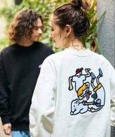 【フリークスストア/FREAK'S STORE】の別注「Dance」バックフェルト刺繍 クルーネック スウェット 24AW 人気、トレンドファッション・服の通販 founy(ファニー) ファッション Fashion レディースファッション WOMEN トップス・カットソー Tops/Tshirt パーカ Sweats スウェット Sweat バッグ Bag インナー Inner カーゴパンツ Cargo Pants グラフィック Graphic シンプル Simple スウェット Sweat デニム Denim 定番 Standard 人気 Popularity ビッグ Big フェルト Felt フロント Front プリント Print ボトム Bottom 別注 Special Order ルーズ Loose ワンポイント One Point A/W・秋冬 Aw・Autumn/Winter・Fw・Fall-Winter 冬 Winter おすすめ Recommend 犬 Dog 2024年 2024 2024-2025秋冬・A/W Aw/Autumn/Winter/Fw/Fall/2024-2025 |ID:prp329100004544451
