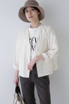 【ヒューマンウーマン/HUMAN WOMAN】のリサイクル混コットンウェザーブルゾン キナリ1|ID: prp329100004544461 ipo3291000000032295316