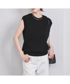 【ユナイテッドアローズ/UNITED ARROWS】のジャカード ノースリーブ スウェット BLACK|ID: prp329100004544490 ipo3291000000033651316