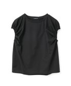 【マーコート/MARcourt】のmizuiro ind ギャザーパフスリーブプルオーバー ブラック|ID: prp329100004544896 ipo3291000000032753107