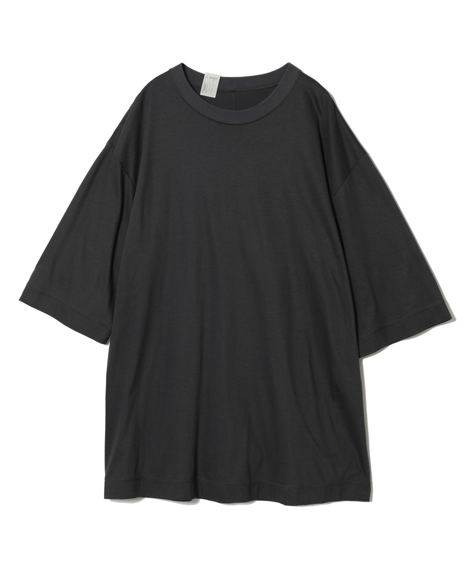 【エヌ.ハリウッド/N.HOOLYWOOD / MEN】のCREW NECK HALF SLEEVE インテリア・キッズ・メンズ・レディースファッション・服の通販 founy(ファニー) 　ファッション　Fashion　メンズファッション　Fashion for Men　アンダー　Underwear Essentials　ショルダー　Shoulder, Shoulder Strap　シルク　Silk, 100% Silk　スペシャル　Special, Limited Edition　ドロップ　Drop Shoulder, Dropped Style　プリント　Print, Printed Pattern　CHARCOAL|ID: prp329100004544941 ipo3291000000033608217