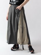 【ラシュッド/LASUD】のサイドジップラインスカート チャコールグレー|ID: prp329100004544967 ipo3291000000032115421