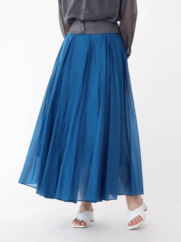 【ラシュッド/LASUD】のタックフレアロングスカート インテリア・キッズ・メンズ・レディースファッション・服の通販 founy(ファニー) https://founy.com/ ファッション Fashion レディースファッション Fashion for Women スカート Skirts ロングスカート Long Skirts / Maxi & Midi Skirts ドレープ Drape, Draping Fabric ロング Long, Long-Length エレガント 上品 Elegant |ID: prp329100004544975 ipo3291000000032656205