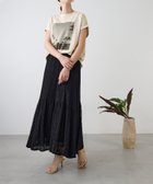 【マイカ ディール/MICA & DEAL】のインドレースギャザースカート BLACK|ID: prp329100004544995 ipo3291000000032356628