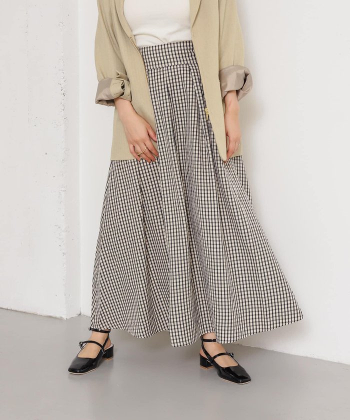 【センスオブプレイス/SENSE OF PLACE by URBAN RESEARCH】のチェックボリュームスカート インテリア・キッズ・メンズ・レディースファッション・服の通販 founy(ファニー) https://founy.com/ ファッション Fashion レディースファッション WOMEN スカート Skirt 2024年 2024 2024春夏・S/S Ss,Spring/Summer,2024 おすすめ Recommend カットソー Cut And Sew クロップド Cropped コンパクト Compact チェック Check トレンド Trend バランス Balance ボトム Bottom 夏 Summer 春 Spring S/S・春夏 Ss・Spring/Summer |ID: prp329100004545031 ipo3291000000032415306