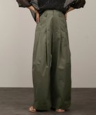 【サロン アダム エ ロペ/SALON adam et rope'】の【WEB限定】コットンツイルワイドフォルムパンツ/カーブパンツ 人気、トレンドファッション・服の通販 founy(ファニー) ファッション Fashion レディースファッション WOMEN パンツ Pants クロップド Cropped コンパクト Compact サテン Satin ツイル Twill フィット Fit フロント Front ポケット Pocket ルーズ Loose ロング Long ワイド Wide おすすめ Recommend thumbnail カーキ(36)|ID: prp329100004545108 ipo3291000000032362372
