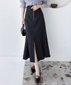 【クリア/clear】のウエストリブスリット入りマーメイドスカート 人気、トレンドファッション・服の通販 founy(ファニー) ファッション Fashion レディースファッション WOMEN スカート Skirt おすすめ Recommend カットソー Cut And Sew ジップ Zip フロント Front マーメイド Mermaid thumbnail BK|ID: prp329100004545121 ipo3291000000032303249