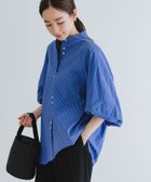 【アーバンリサーチ/URBAN RESEARCH】のイレギュラーヘムスタンドカラーブラウス BLUE.S|ID: prp329100004545143 ipo3291000000032650848