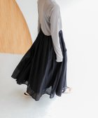 【アーバンリサーチ ドアーズ/URBAN RESEARCH DOORS】のシャドーチェックギャザースカート 人気、トレンドファッション・服の通販 founy(ファニー) ファッション Fashion レディースファッション WOMEN スカート Skirt 2025年 2025 2025春夏・S/S Ss,Spring/Summer,2025 インド India ギャザー Gather シアー Sheer チェック Check リラックス Relax 夏 Summer S/S・春夏 Ss・Spring/Summer thumbnail BLACK|ID: prp329100004545187 ipo3291000000032116502