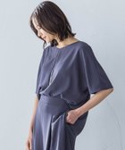 【ロートレ アモン/LAUTRE AMONT】のキレイ*リラックス ハーフスリーブブラウス≪洗濯機で洗える≫ 人気、トレンドファッション・服の通販 founy(ファニー) ファッション Fashion レディースファッション Ladies' Fashion Online トップス・カットソー Tops/Tshirt シャツ/ブラウス Shirts/Blouses ドレープ Drape リラックス Relax エレガント 上品 Elegant 人気 Popularity 吸水 Water Absorption 夏 Summer 洗える Washable thumbnail チャコールグレー|ID: prp329100004545225 ipo3291000000032611685