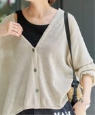 【スピック&スパン/Spick & Span】の手洗い可 / 《追加》ペーパーヤーンカーディガン ベージュ A|ID: prp329100004545251 ipo3291000000032584836
