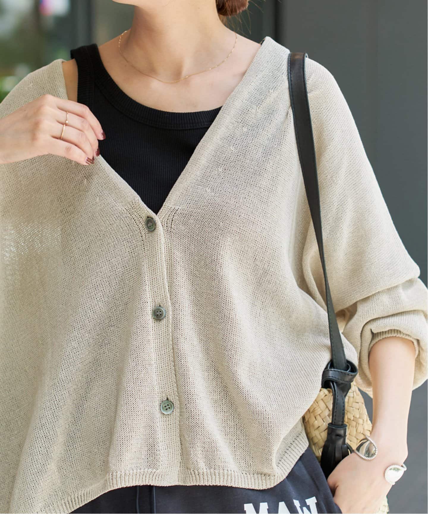 【スピック&スパン/Spick & Span】の手洗い可 / 《追加》ペーパーヤーンカーディガン インテリア・キッズ・メンズ・レディースファッション・服の通販 founy(ファニー) 　ファッション　Fashion　レディースファッション　Ladies' Fashion Online　トップス・カットソー　Tops/Tshirt　カーディガン　Cardigans　ベージュ A|ID: prp329100004545251 ipo3291000000032584836