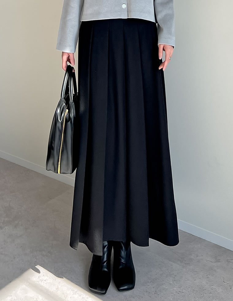 【リエディ/Re:EDIT】のストレッチミックスツイルプリーツスカート 人気、トレンドファッション・服の通販 founy(ファニー) 　ファッション　Fashion　レディースファッション　Fashion for Women　スカート　Skirts　プリーツスカート / 上品フェミニンスタイル　Pleated Skirts　コンパクト　Compact, Small Size　ジップ　Zip, Zipper　ジャケット　Jacket, Outerwear　ストレッチ　Stretch, Stretchy Fabric　スリット　Slit, Slit Detail　セットアップ　Set-Up, Coordinated Outfit　ツイル　Twist, Twisted Detail　ドッキング　Docking, Mixed Material　バランス　Balance, Style Balance　ビスチェ　Bustier, Corset Top　フロント　Front, Front Design　プリーツ　Pleats, Pleated　ベスト　Vest, Waistcoat　ミックス　Mix, Mixed Style　ロング　Long, Long-Length　おすすめ　Recommended / Our Picks　エレガント 上品　Elegant　セレモニー　Ceremony　入学式　Entrance Ceremony　卒業式　Graduation Ceremony　 other-1|ID: prp329100004545255 ipo3291000000033565327