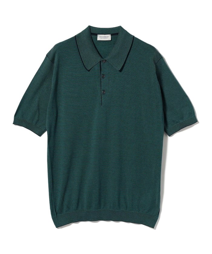 【その他のブランド/Other】のJOHN SMEDLEY / KYSON コットン ボーダー ニットポロシャツ インテリア・キッズ・メンズ・レディースファッション・服の通販 founy(ファニー) https://founy.com/ ファッション Fashion メンズファッション MEN クラシック Classic フィット Fit ボーダー Border ポロシャツ Polo Shirt 別注 Special Order |ID: prp329100004545257 ipo3291000000032116813